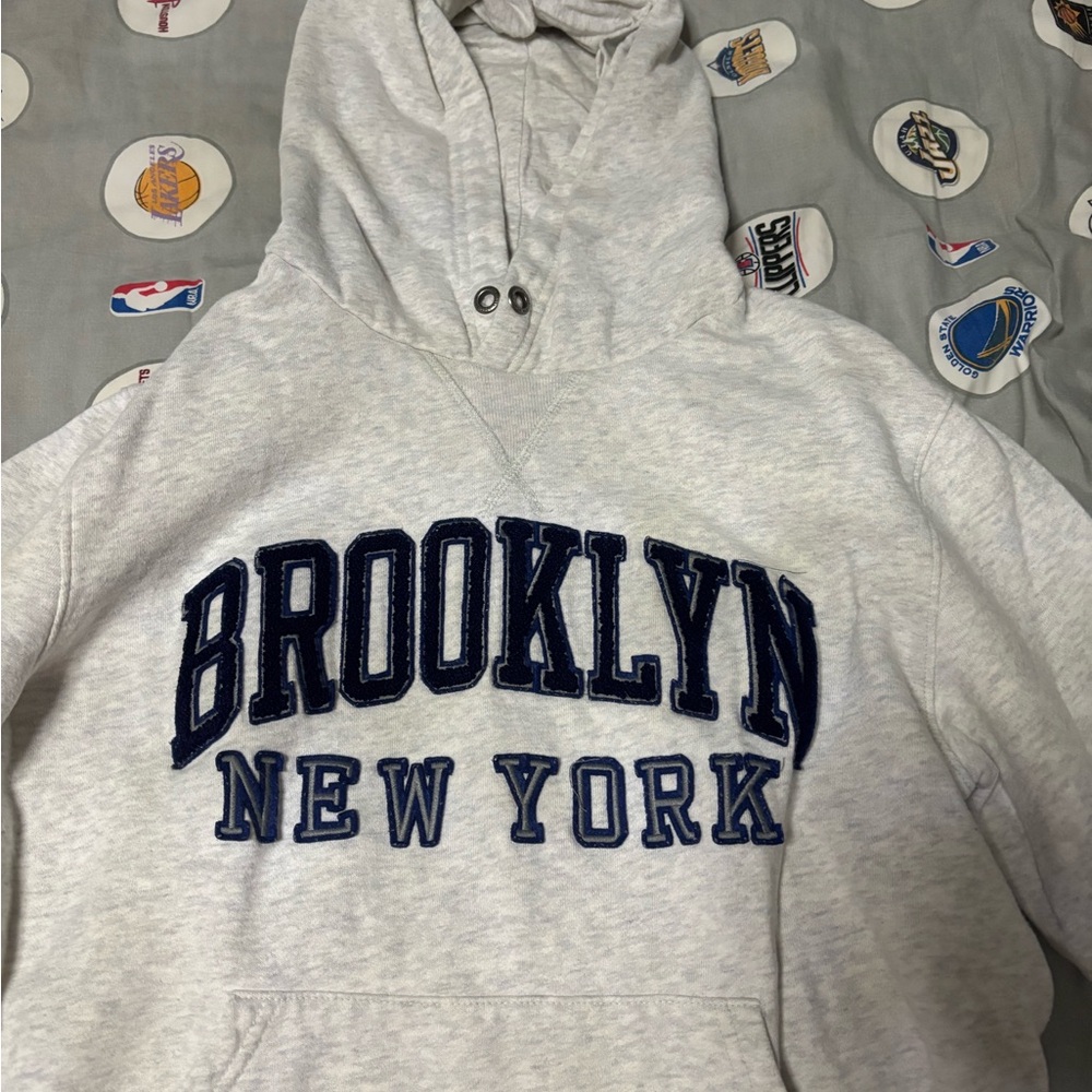 Stitched Brooklyn New York Hoodie